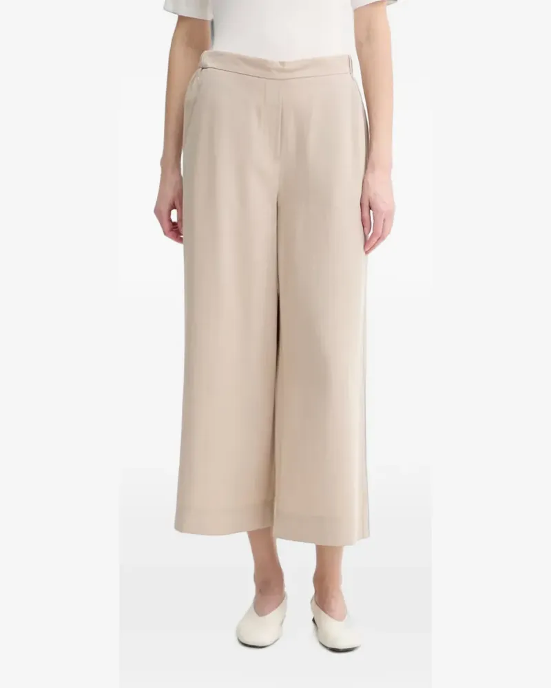 Marc O'Polo elasticated wide-leg trousers - Nude Nude