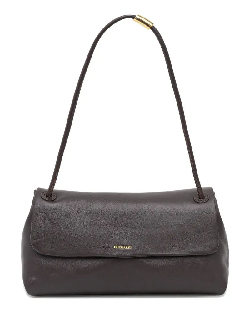 Trussardi medium Orbita shoulder bag - Braun Braun