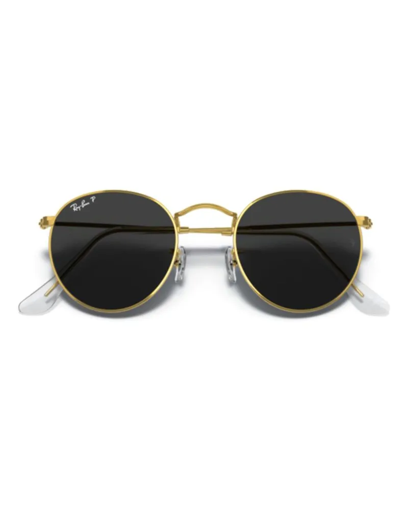 Ray Ban Runde Sonnenbrille - Gold Gold