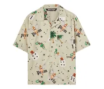 Pin Up Bowlinghemd - Nude