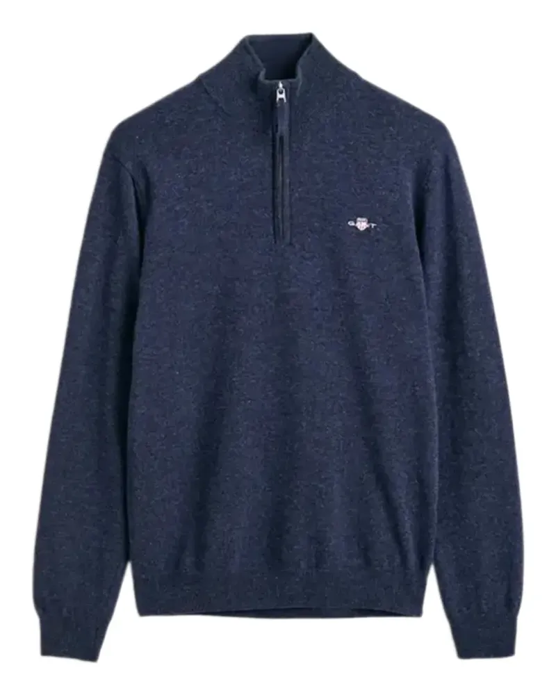 Gant Sweatshirt mit Reißverschluss - Blau Blau