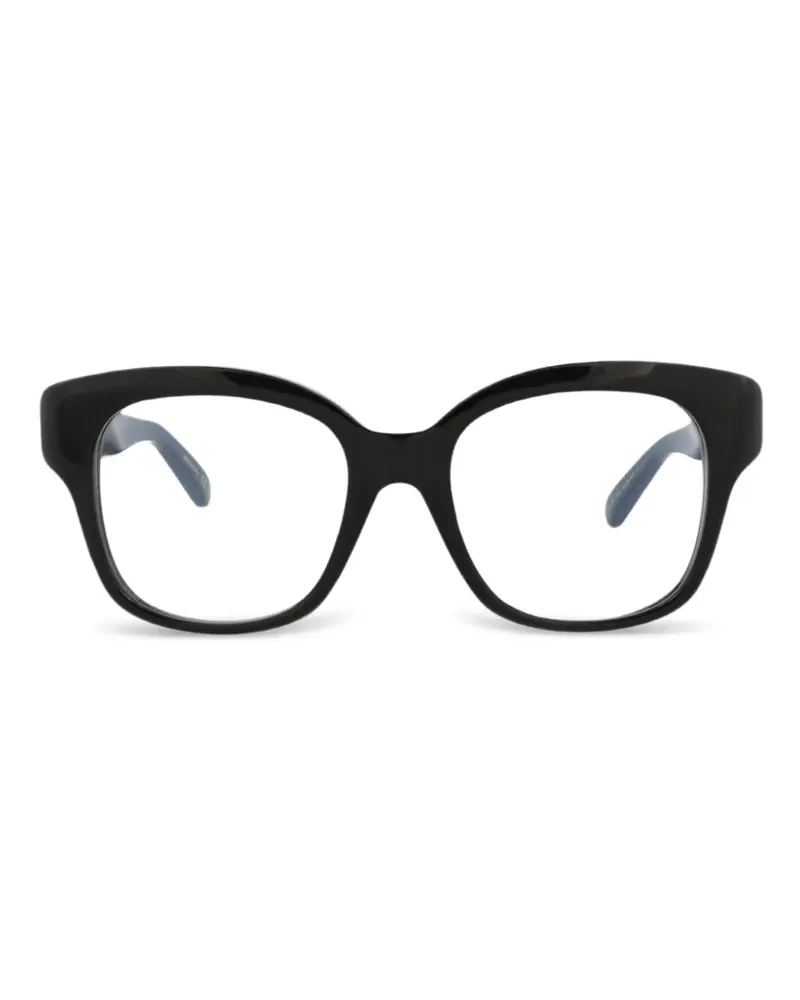 Pomellato Brille mit geometrischem Gestell - Schwarz Schwarz