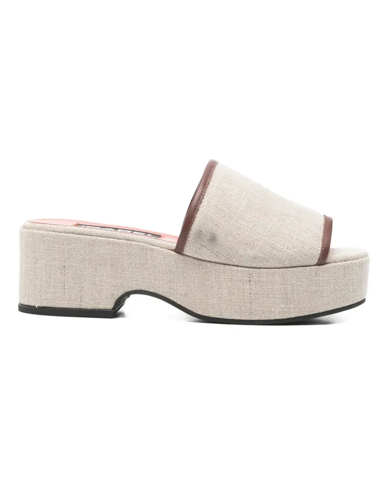 Carel Adri Sandalen mit Plateaubesatz - Nude Nude