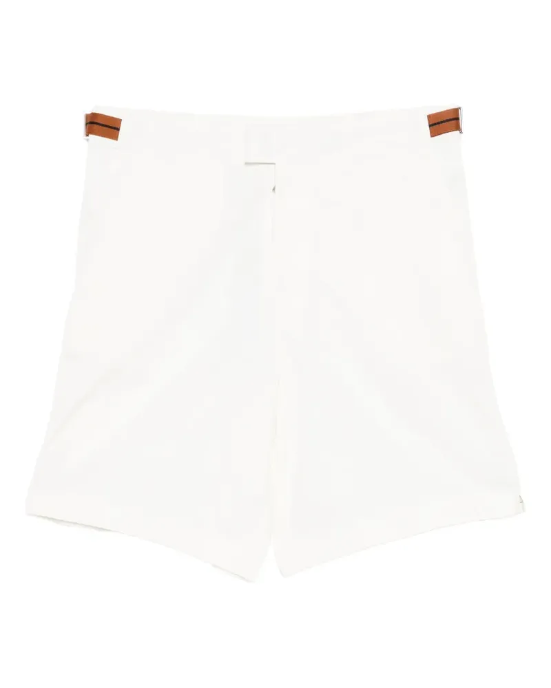 Ermenegildo Zegna buckle-fastening swim shorts - Nude Nude