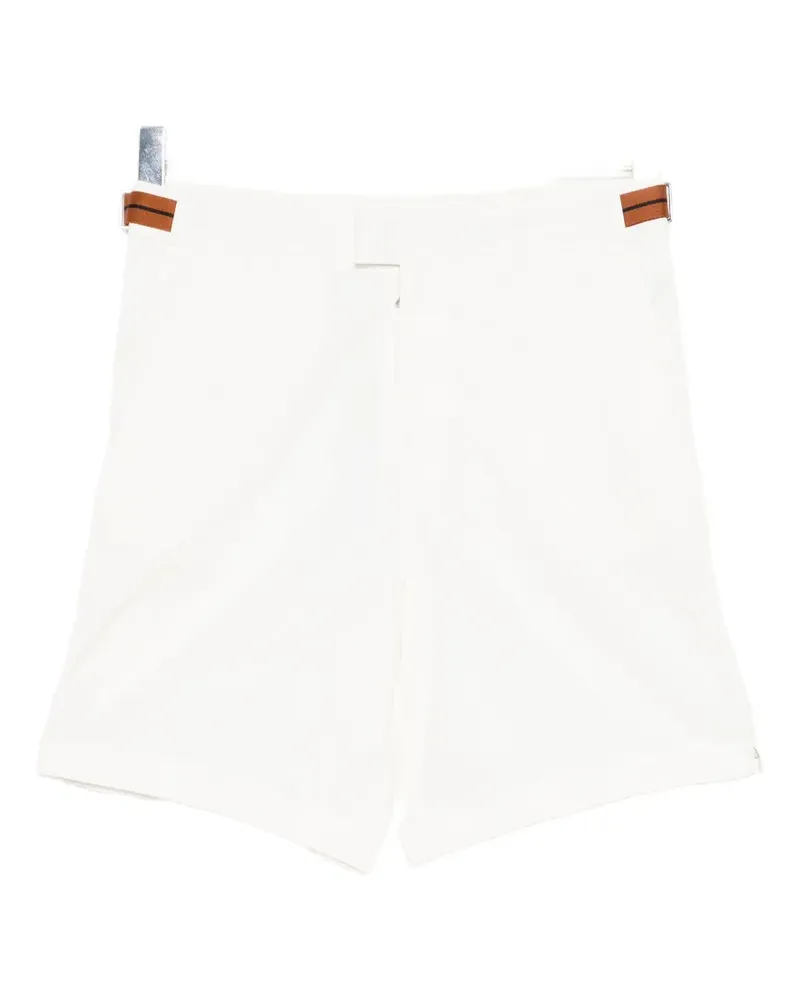 Ermenegildo Zegna buckle-fastening swim shorts - Nude Nude