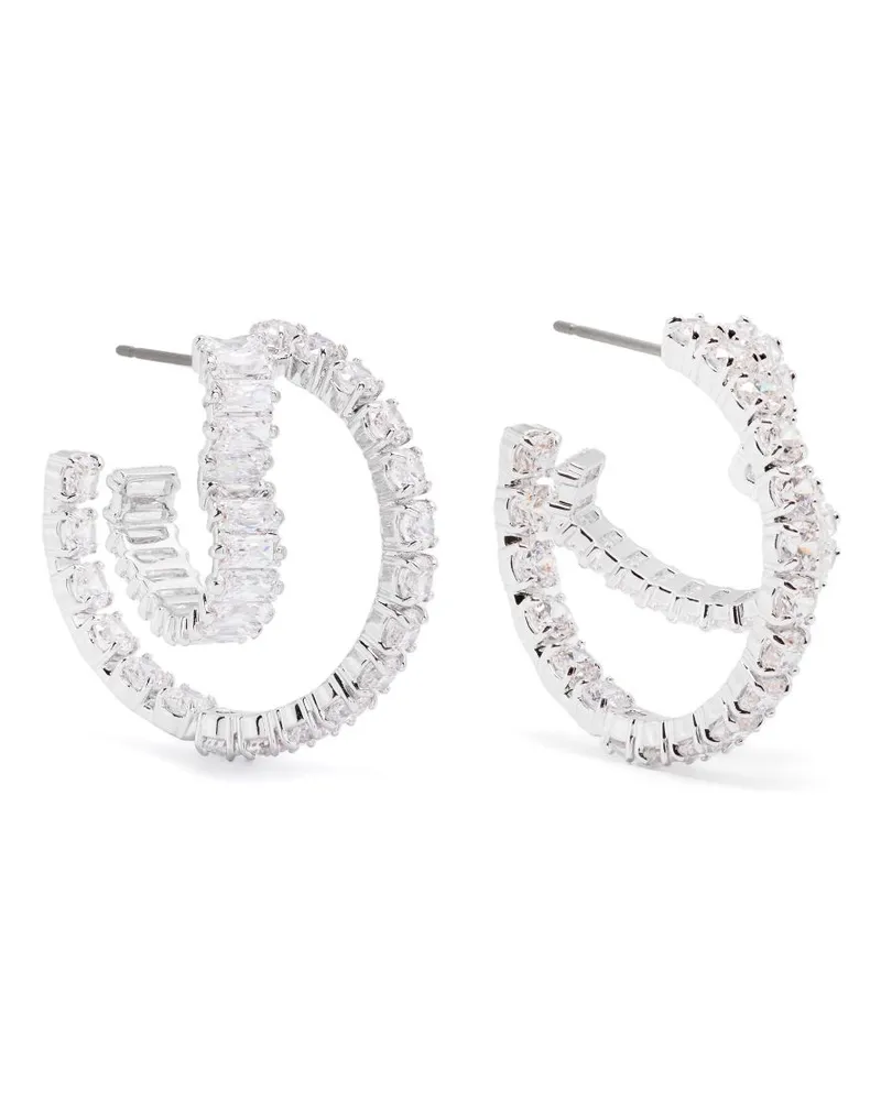 Swarovski Matrix Ohrringe - Weiß Weiß