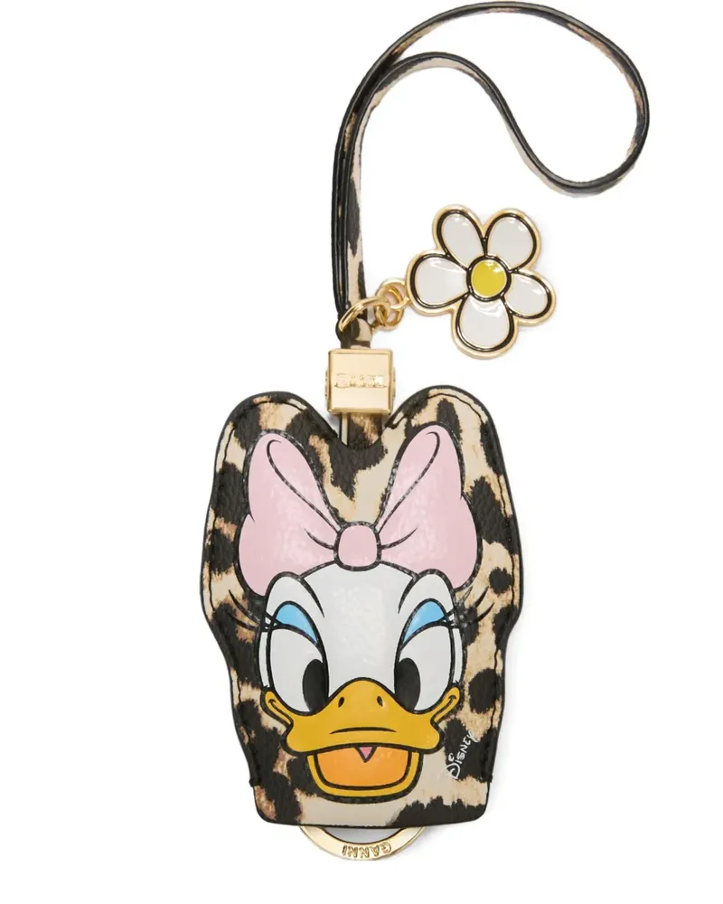 Ganni x Disney Schlüsselanhänger mit Animal-Print - Braun Braun