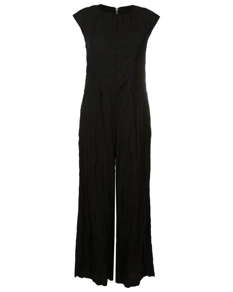 Uma Raquel Davidowicz Jumpsuit mit weitem Finish Schwarz