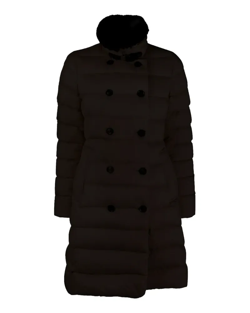 MOORER quilted double-breasted puffer jacket - Braun Braun