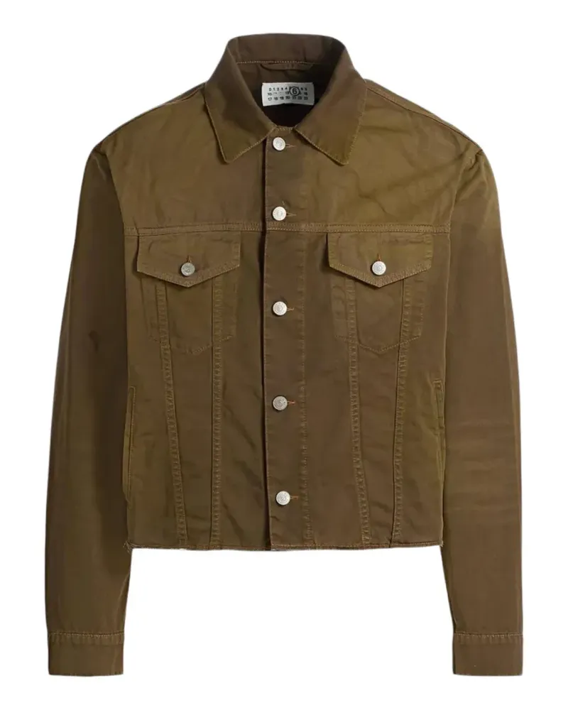 Maison Margiela cotton-twill jacket - Braun Braun