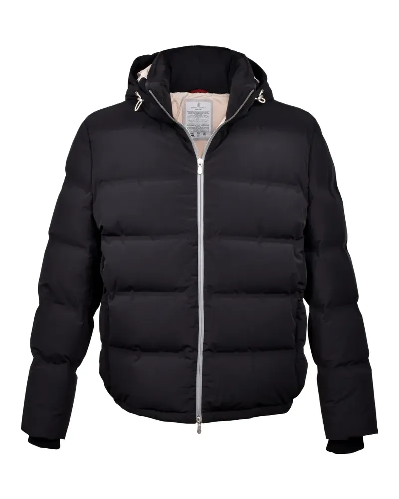 Brunello Cucinelli quilted down jacket - Schwarz Schwarz