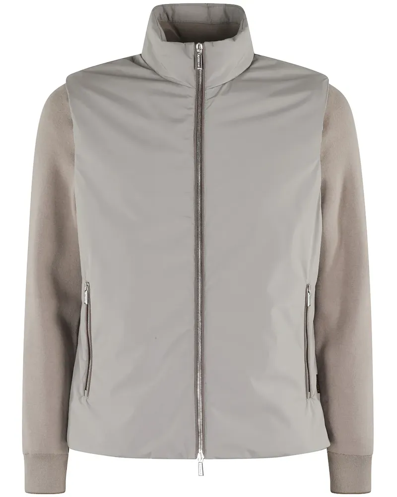 MOORER Jacke mit Reißverschluss - Nude Nude