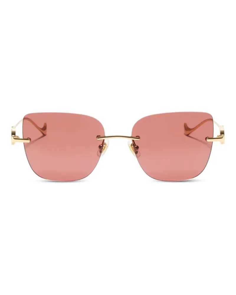 Valentino Garavani Geometrische Sonnenbrille aus Metall - Gold Gold