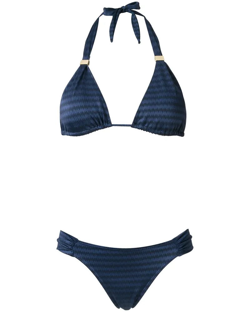 BRIGITTE triangle bikini set - Blau Blau