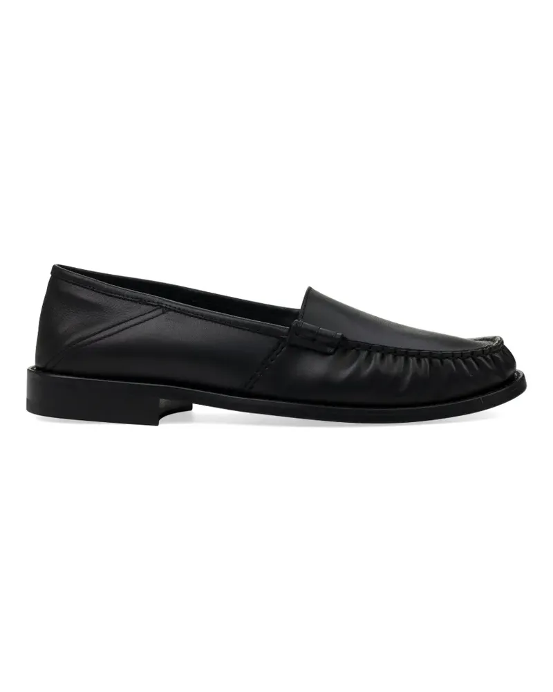 RHUDE gathered slip-on loafers - Schwarz Schwarz