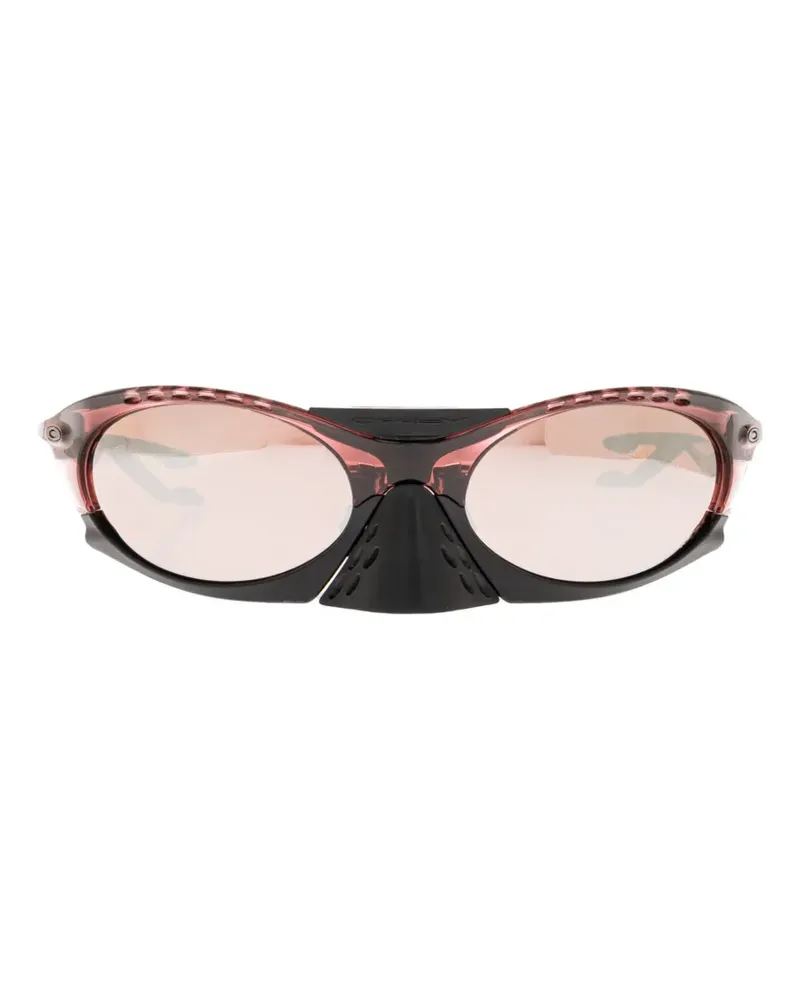 Oakley Plantaris Sonnenbrille mit geometrischem Gestell - Rot Rot