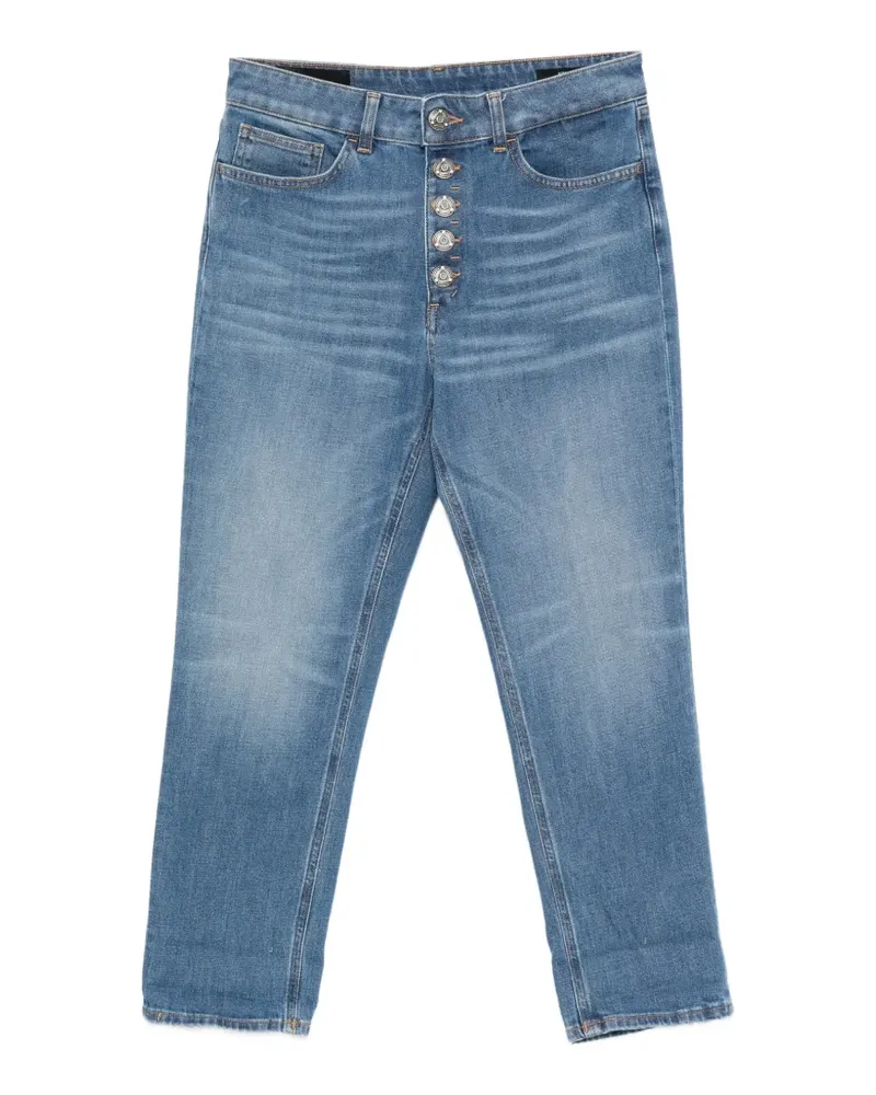 Dondup Koons Hose mit Knöpfen - Blau Blau