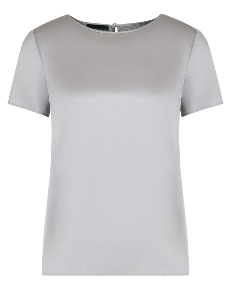 Emporio Armani Bluse aus Seide - Grau Grau