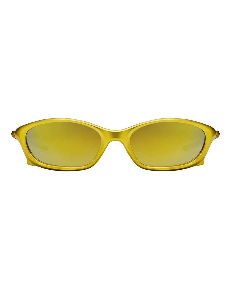 Gentle Monster Turbo MGD3 Sonnenbrille mit ovalem Gestell - Gelb Gelb