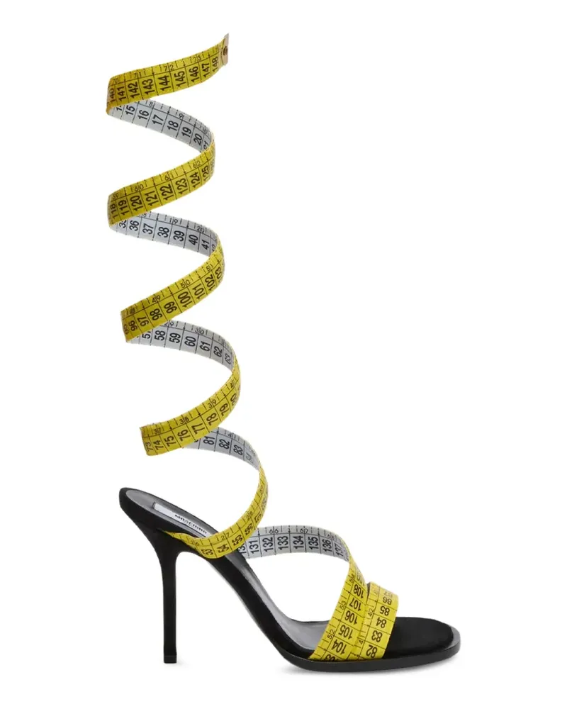 Moschino Tailor Sandalen mit Maßband - Gelb Gelb