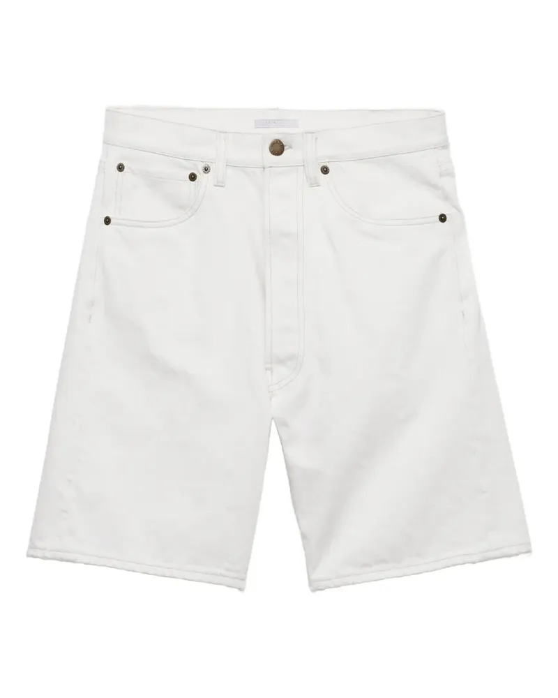 Prada Bermudas aus Old-Denim - Weiß Weiß