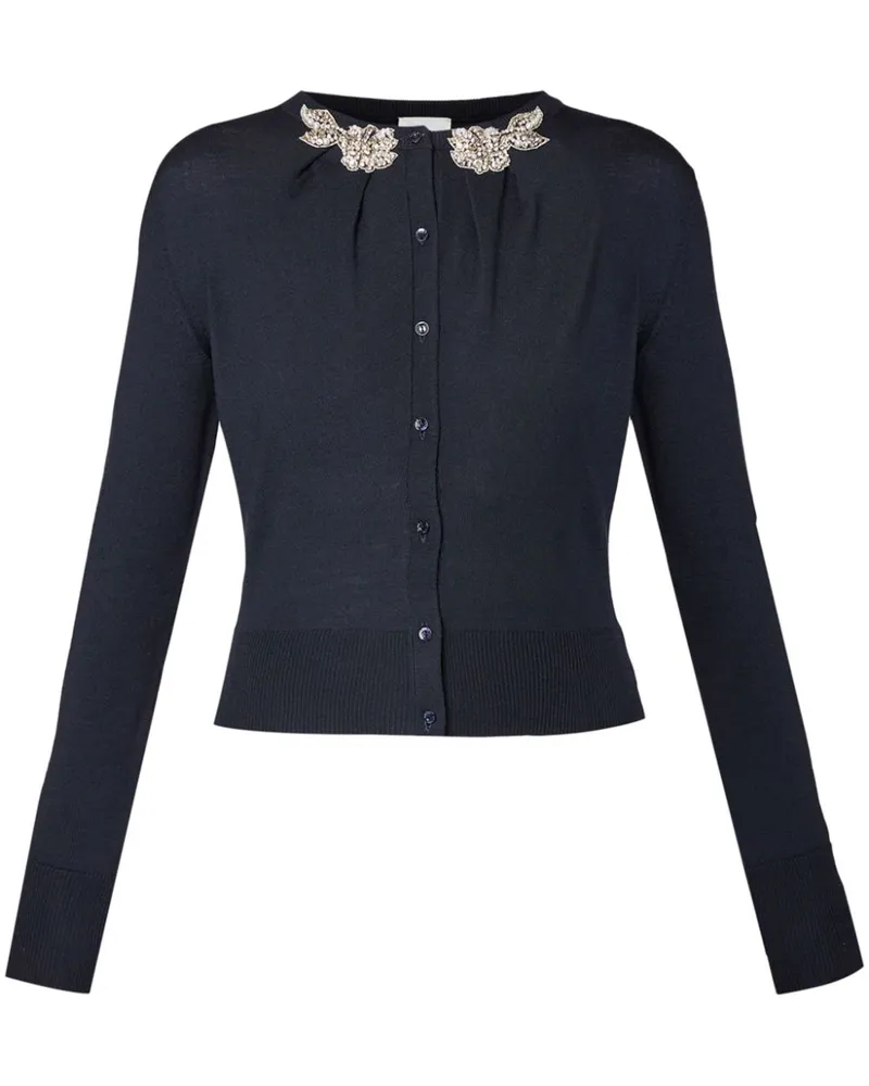 Erdem Drapierter Cardigan - Blau Blau