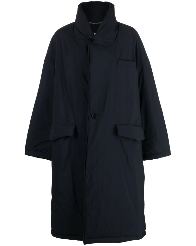 Maison Margiela Gefütterter Oversized-Mantel - Schwarz Schwarz