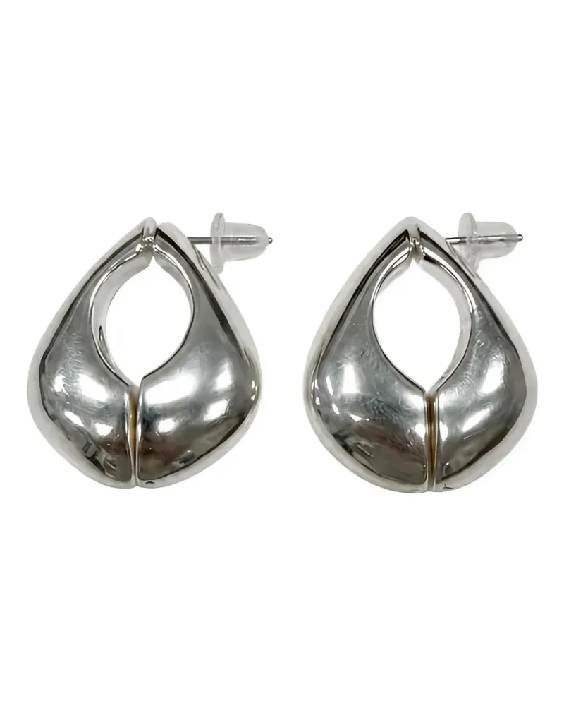 Soeur maxi Moon-line sculptural drop earrings - Silber Silber