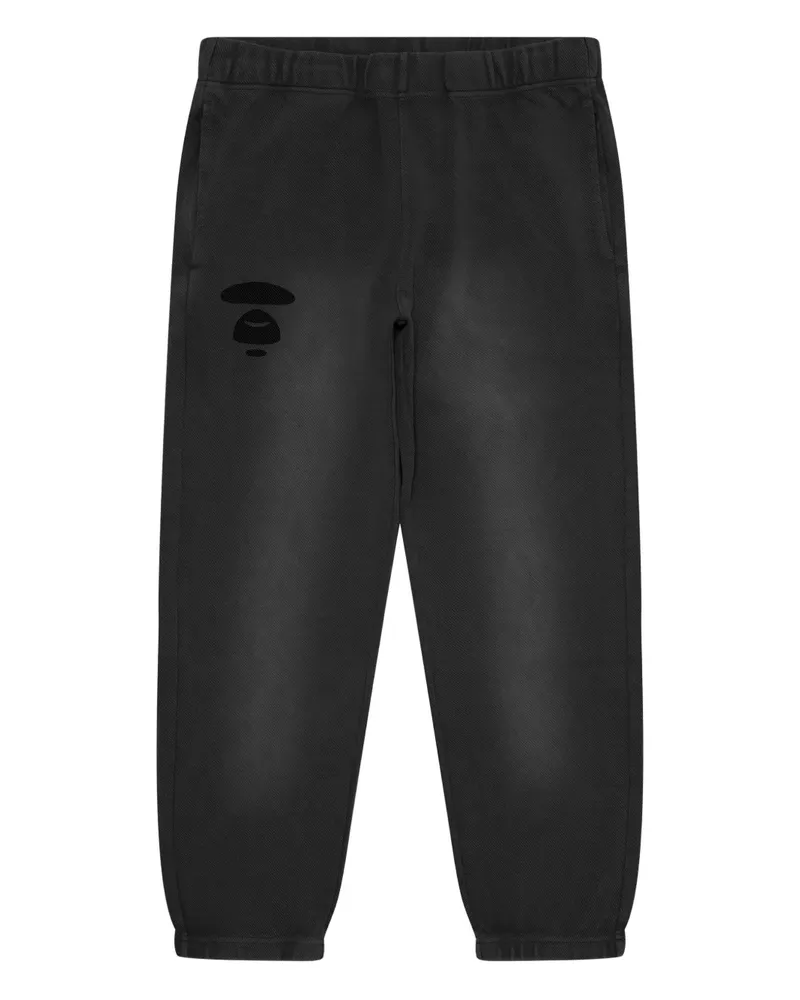BAPE Jogginghose mit Logo-Patch - Schwarz Schwarz