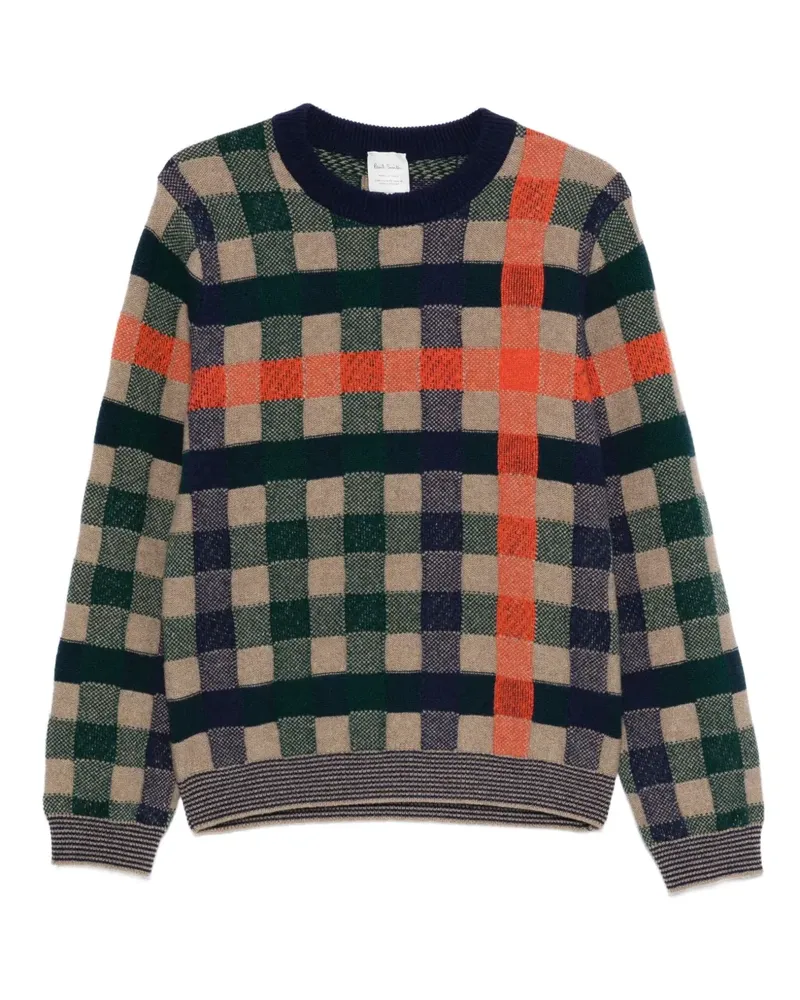Paul Smith Pullover mit Karomuster - Nude Nude