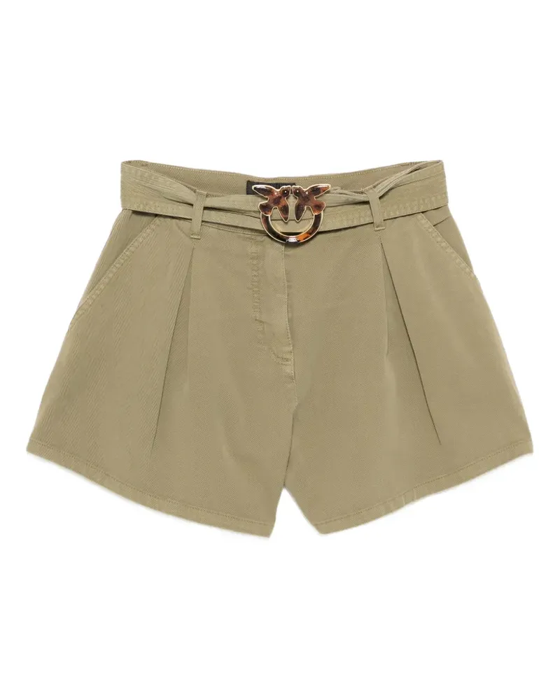 Pinko Love Birds belted shorts - Grün Grün