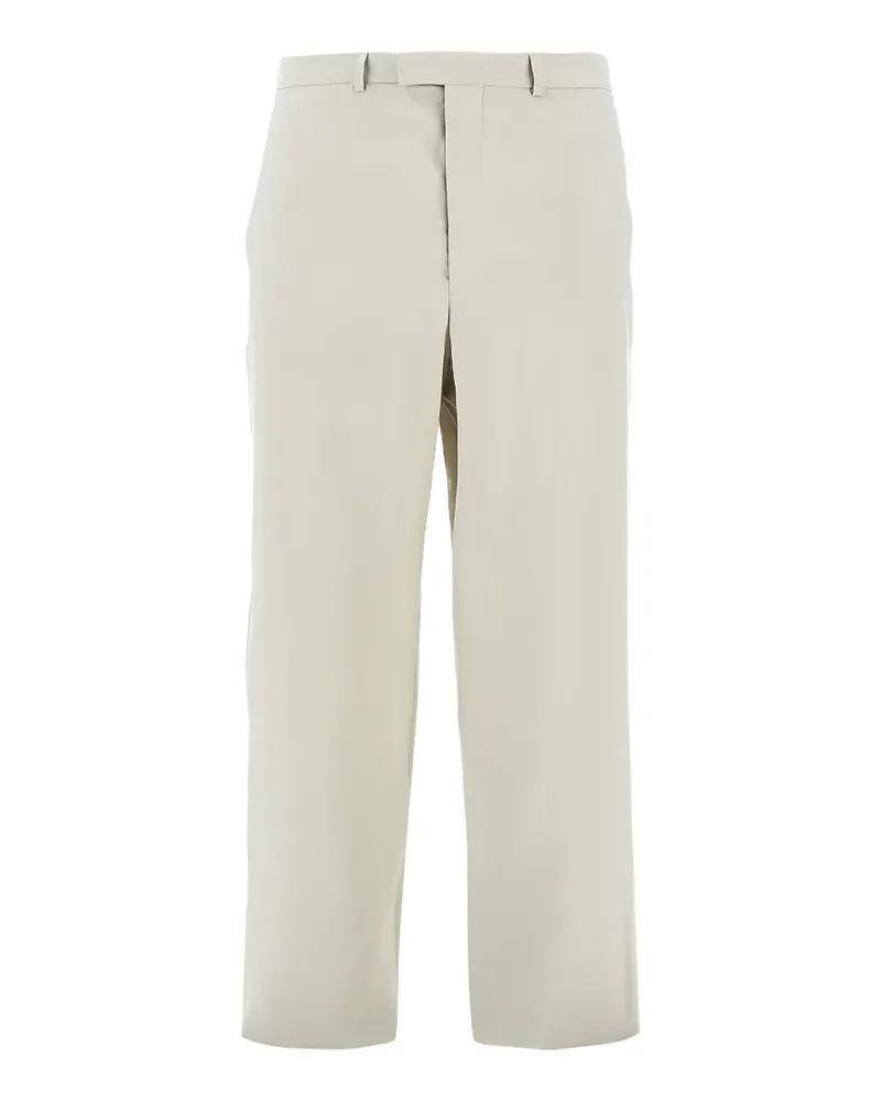 Emporio Armani belt-loop trousers - Nude Nude