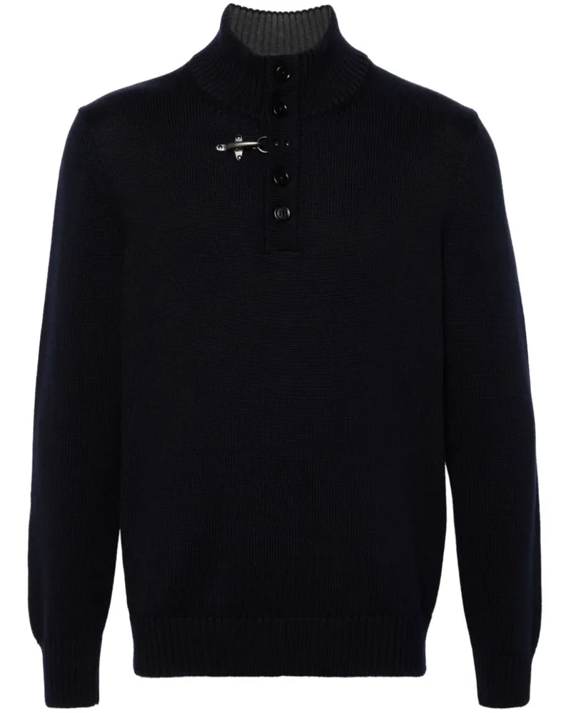 Fay Pullover mit Rollkragen - Blau Blau