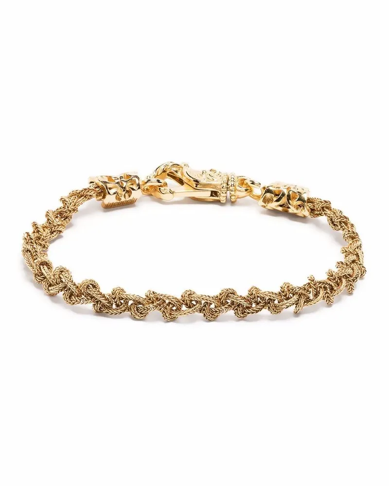 Emanuele Bicocchi Geflochtenes Armband - Gold Gold