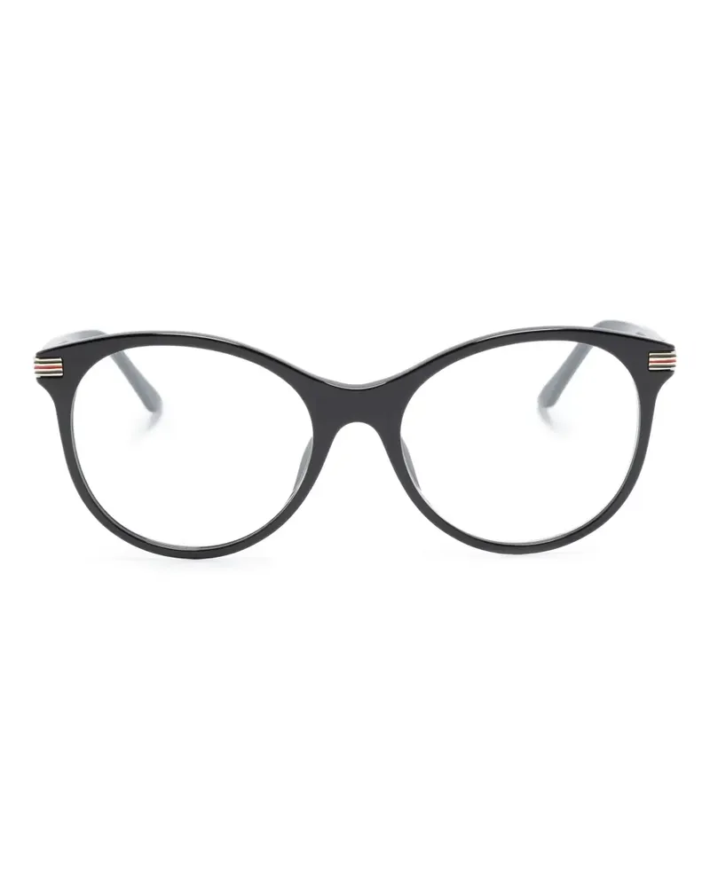Gucci Brille im Butterfly-Design - Schwarz Schwarz