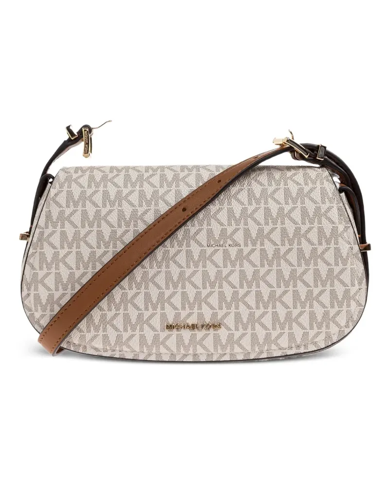 Michael Kors Kleine Lydia Umhängetasche mit Monogramm - Nude Nude