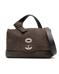 Zanellato Kleine Postina Satchel-Tasche Braun