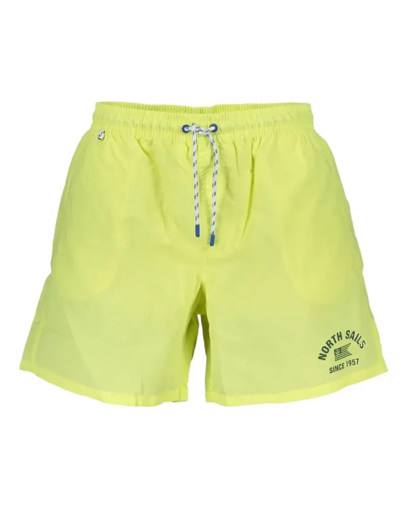 North Sails logo-print swim shorts - Gelb Gelb