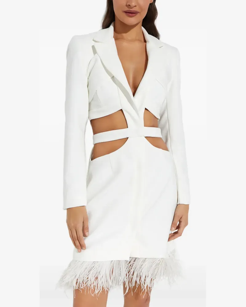 Pat Bo cut-out mini dress - Weiß Weiß