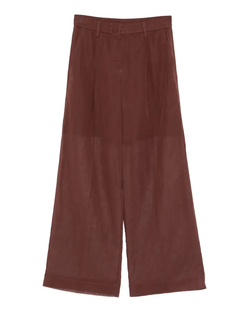 Brunello Cucinelli transparent trousers - Braun Braun