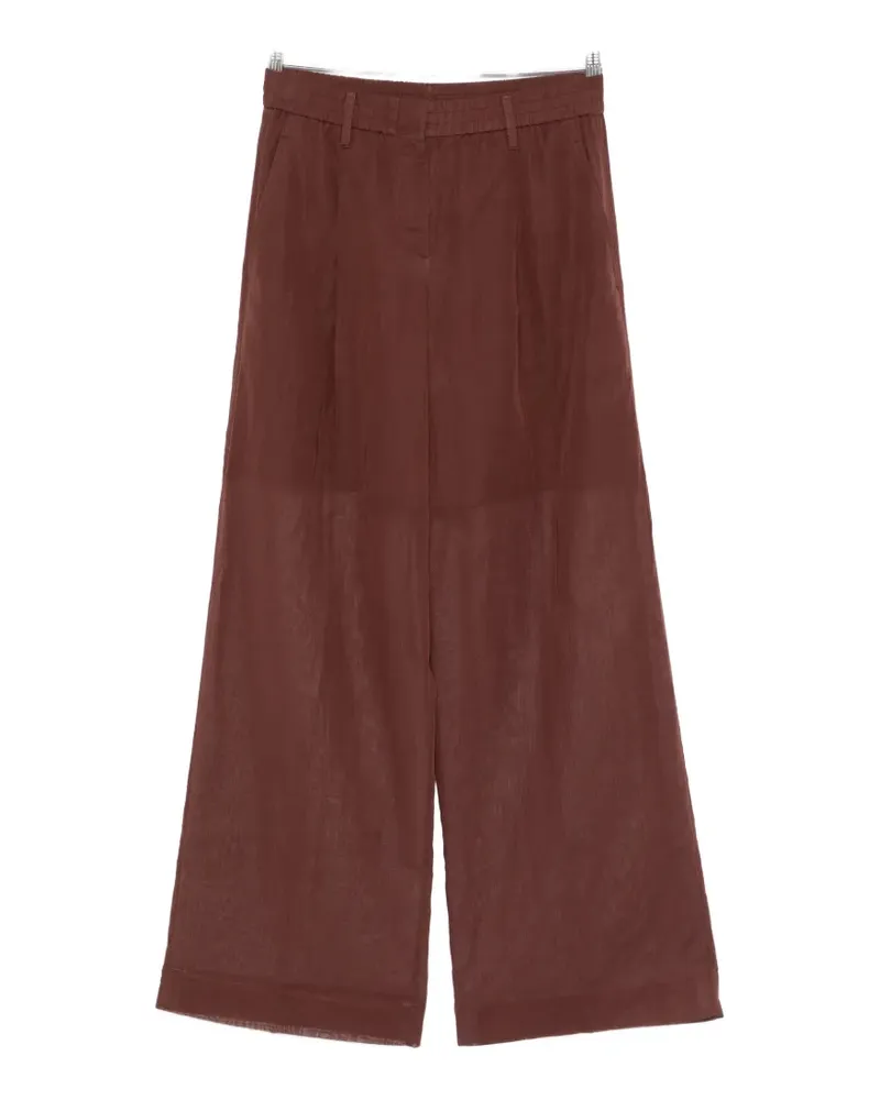 Brunello Cucinelli transparent trousers - Braun Braun