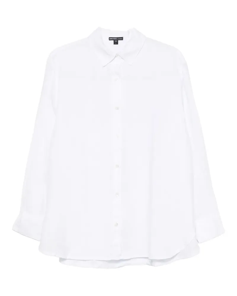 James Perse button-up long-sleeve shirt - Weiß Weiß