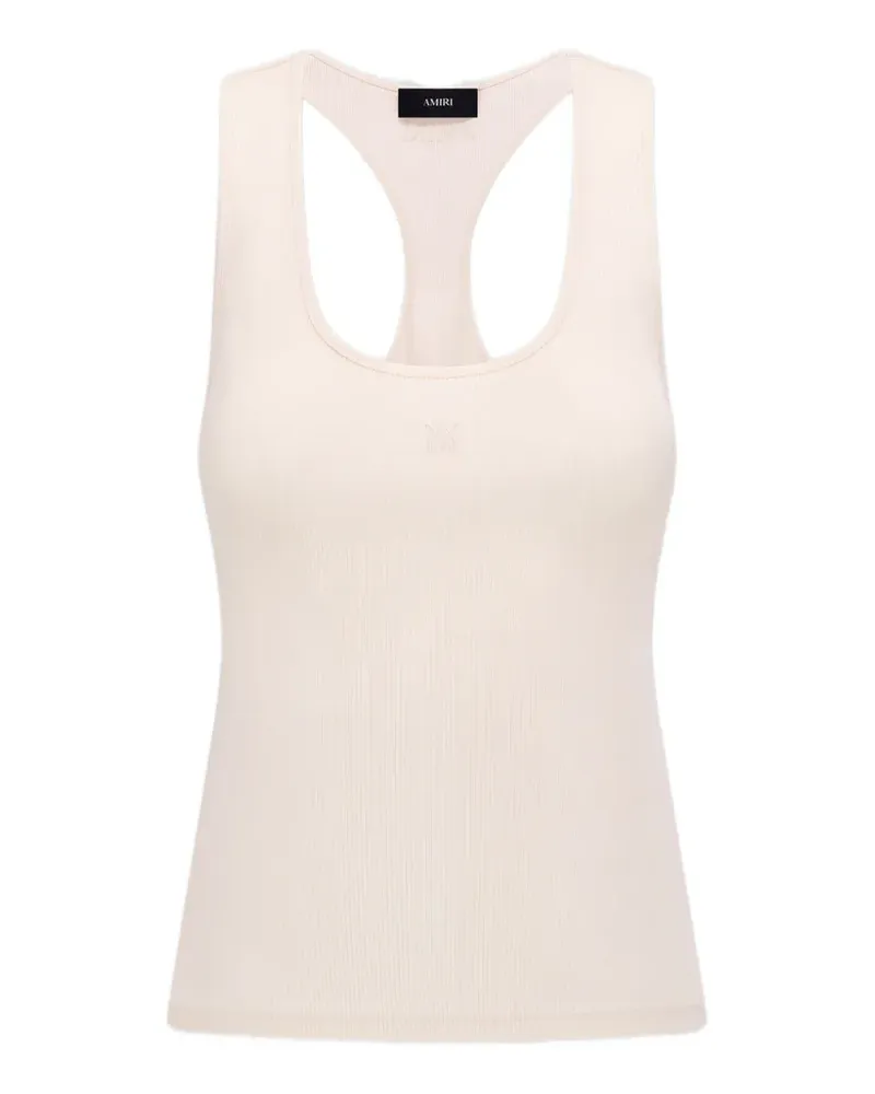 Amiri Geripptes MA Tanktop - Nude Nude