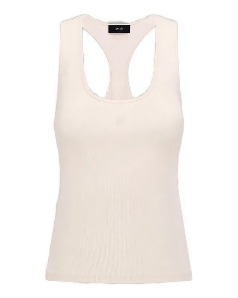 Amiri Geripptes MA Tanktop - Nude Nude