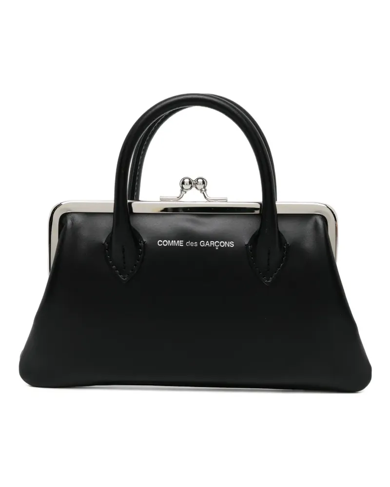 Comme des Garçons small logo-print wallet - Schwarz Schwarz