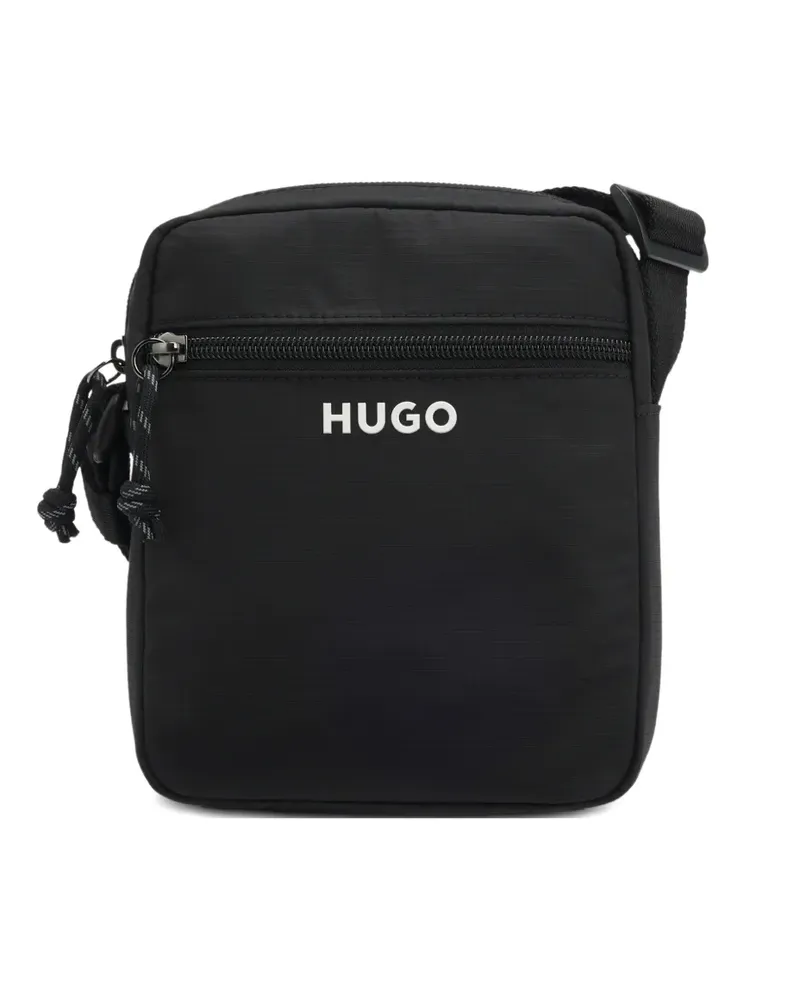 HUGO BOSS Kuriertasche mit Logo - Schwarz Schwarz