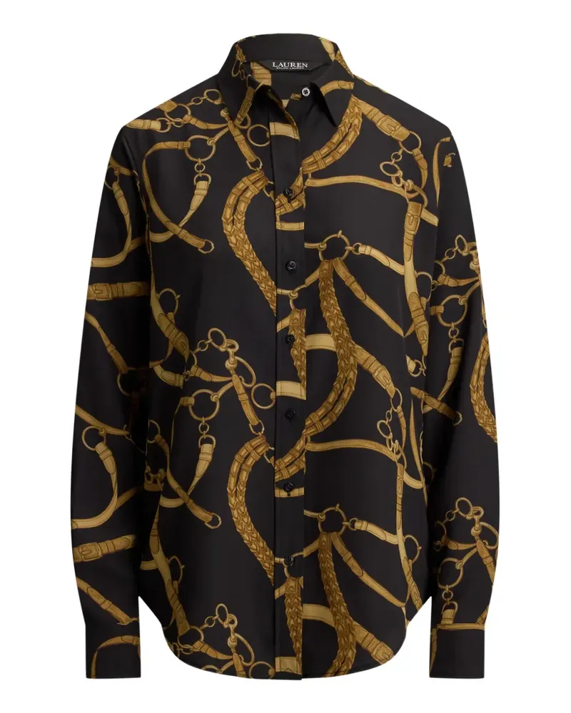 Ralph Lauren Hemd mit Print - Schwarz Schwarz