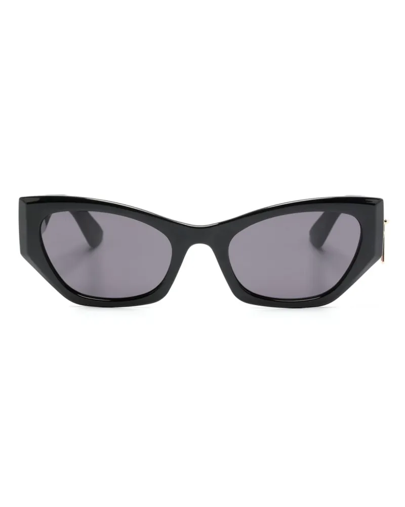 Moschino Sonnenbrille mit Cat-Eye-Gestell - Schwarz Schwarz