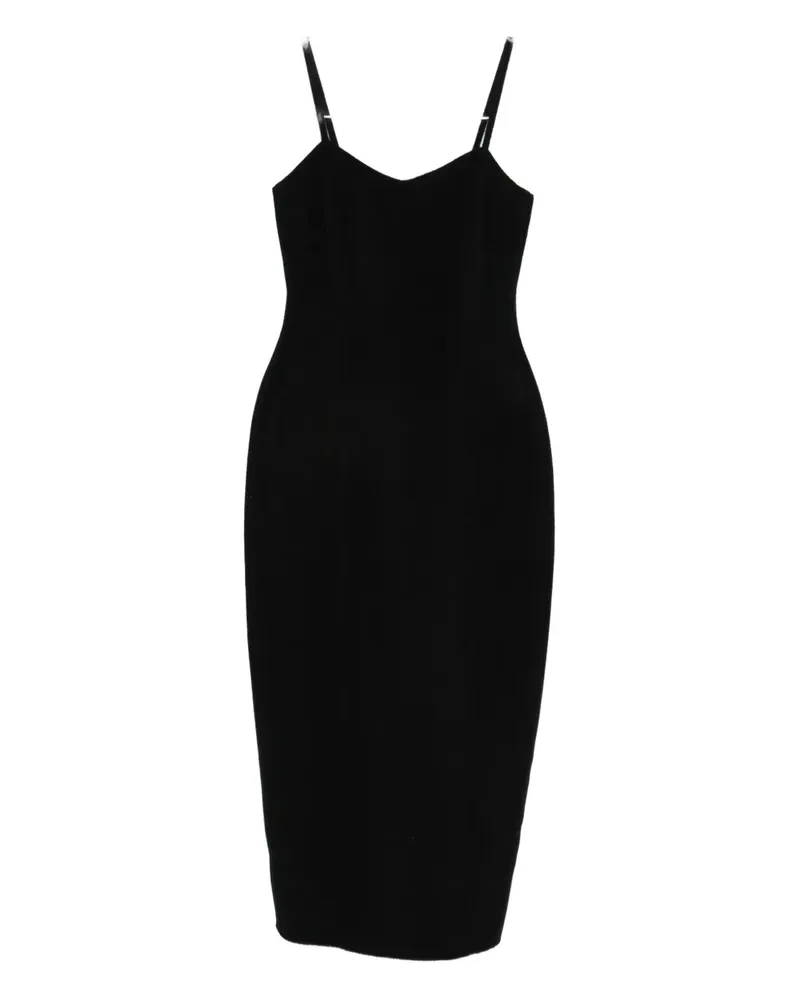 Róhe sculptural double-face dress - Schwarz Schwarz