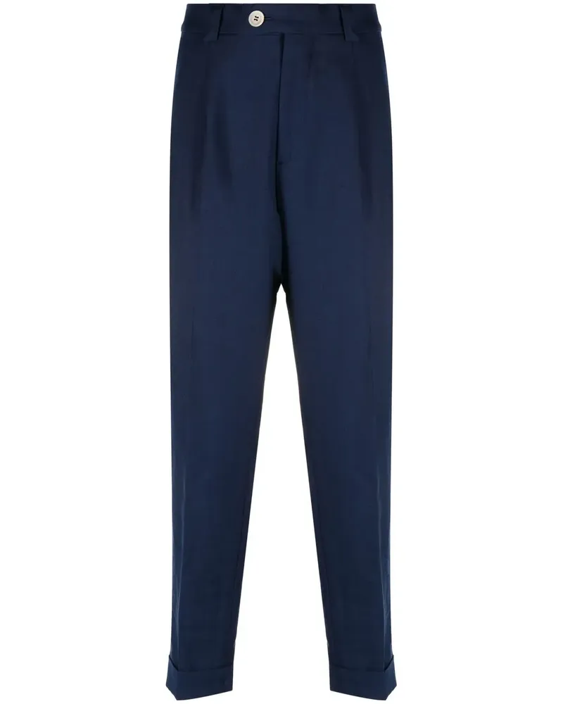 Brunello Cucinelli Klassische Cropped-Hose - Blau Blau